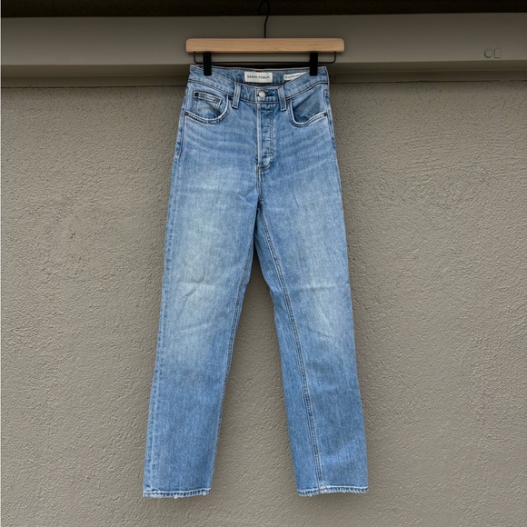 Denim Forum Arlo High Rise Straight Jeans - Picture 1 of 3
